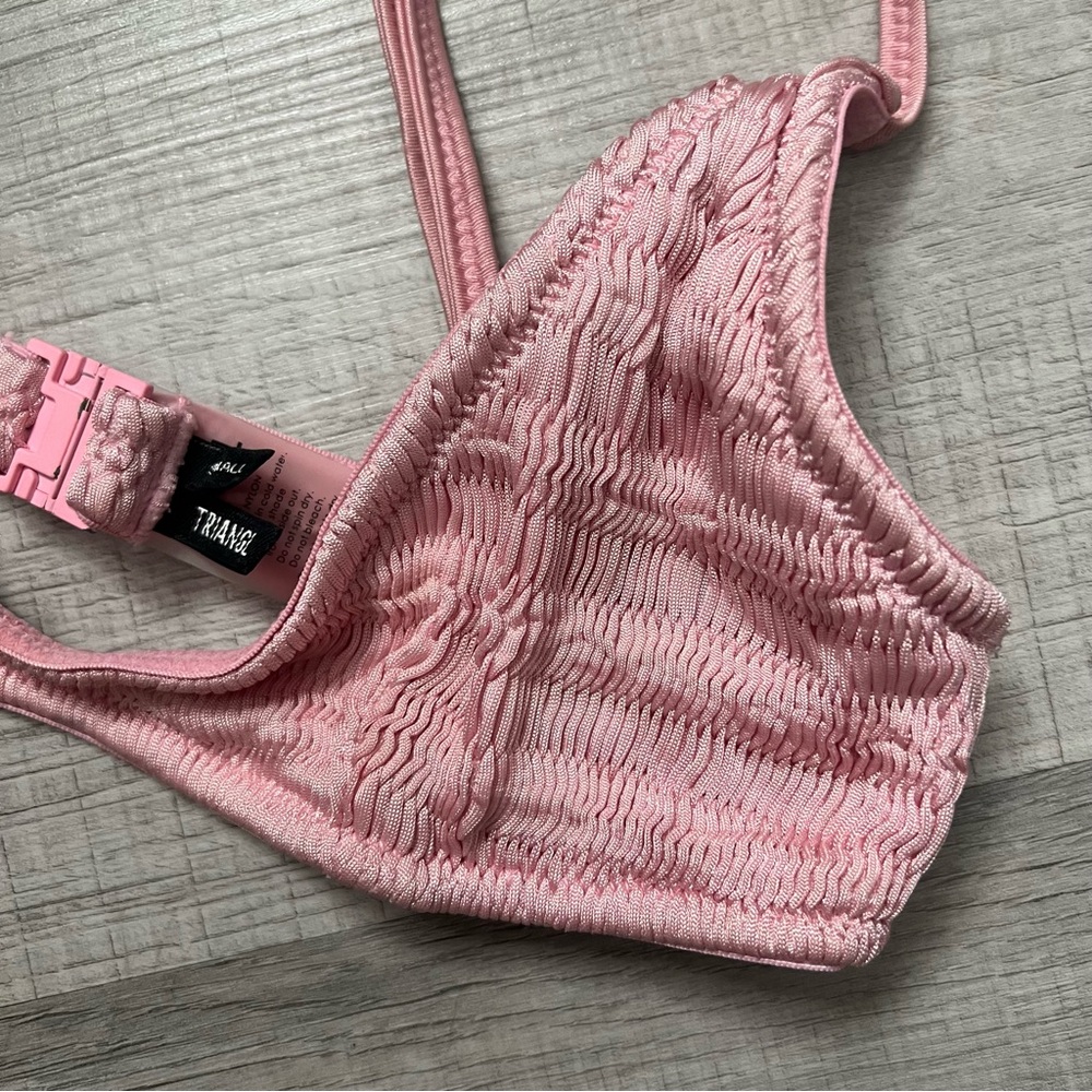 TRIANGL Bikini Maia Top Pink Textured Small - Picture 5 of 9